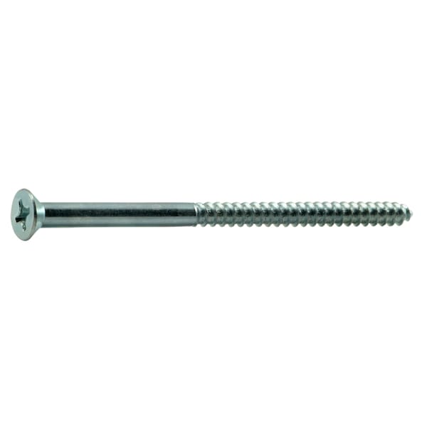 Midwest Fastener Wood Screw, #12, 4 in, Zinc Plated Steel Flat Head Phillips Drive, 100 PK 02600 - main